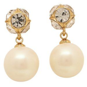 KATE SPADE NEWYORK LADY MARMALADE DROP PEARL EARRINGS NWT